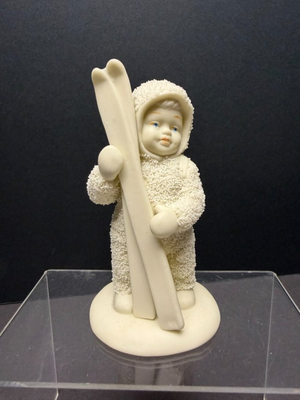 Dept 56 Snowbabies “Let’s Go Skiing” 1992 Vintage 4.5”Tall‎